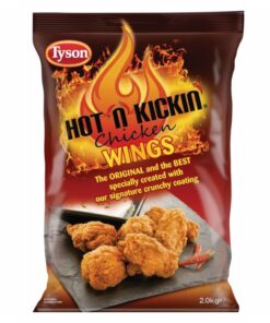 TYSON HOT 'N' KICKIN CHICKEN WINGS (5X2KG)