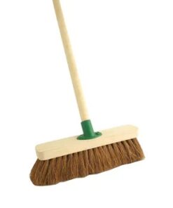 COCO BROOM SOFT WITH HANDLE 12" INCHES