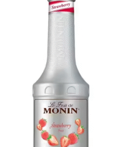 MONIN STRAWBERRY PUREE 1LTR PUMP BOTTLE