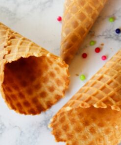 WAFFLE CONES FOR GELATO (400PCS)